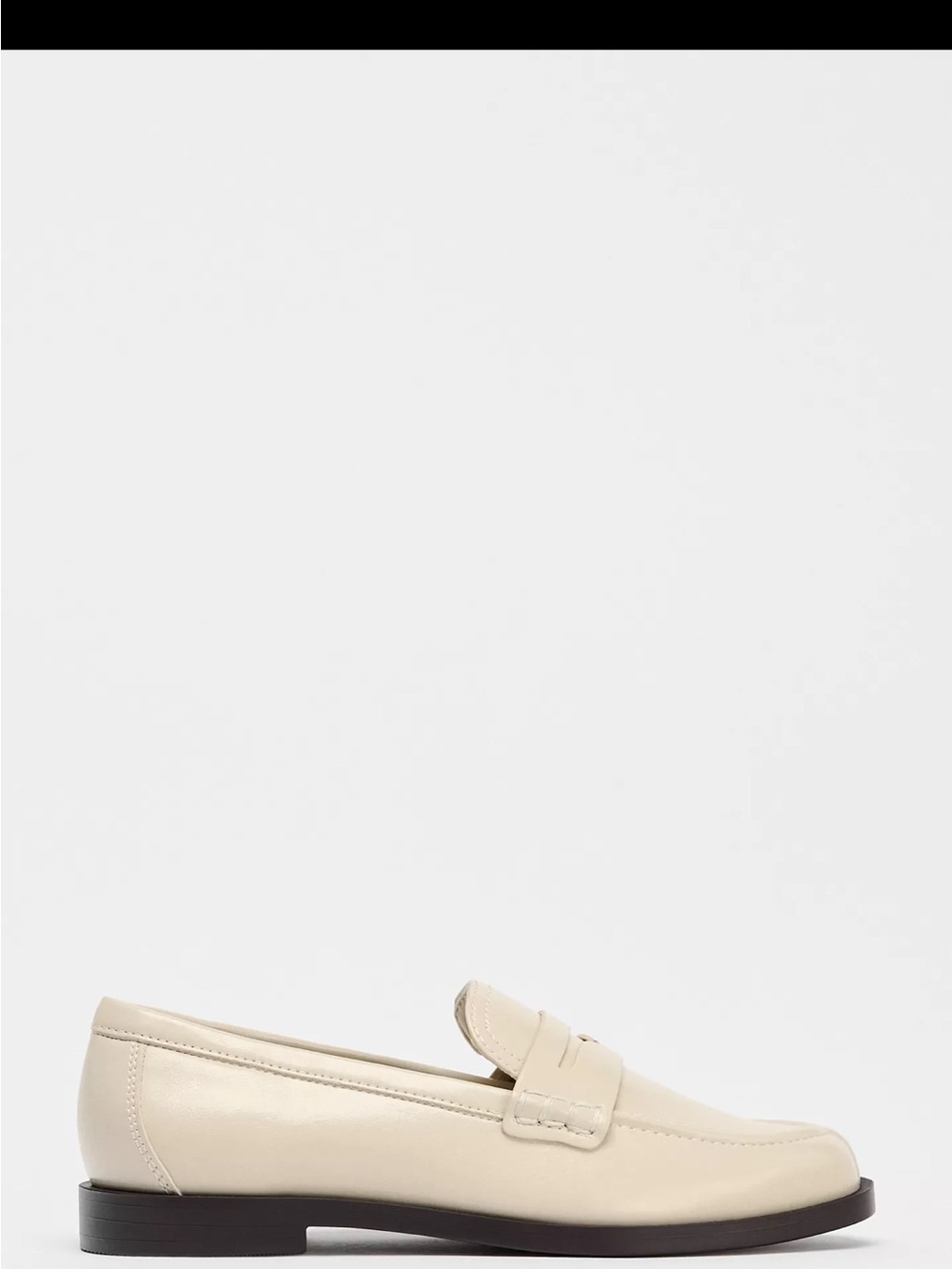 Classic Cream Penny Loafers - Women